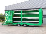 802236 dubbele laadvloer verstelbare bodem middenasser aanhangwagen